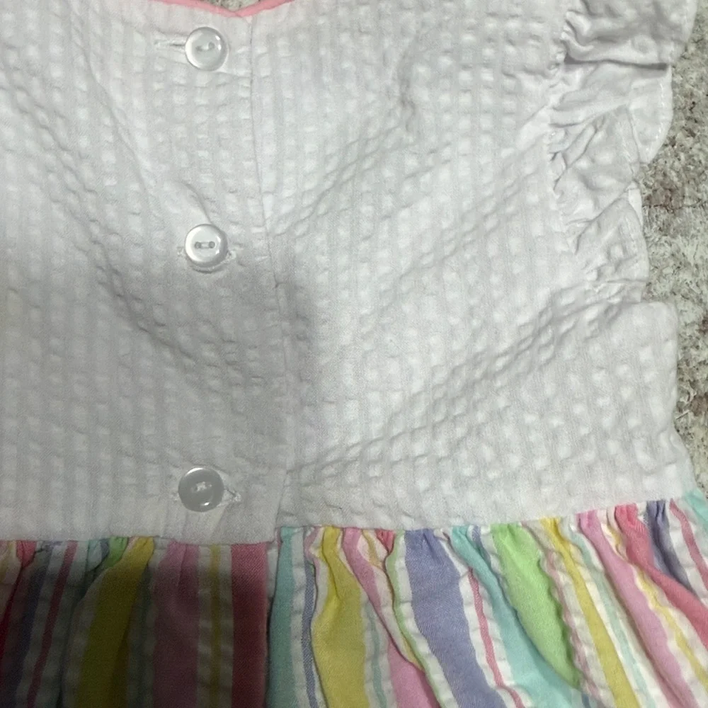 Iris & Ivy Pastel Striped Kids Dress